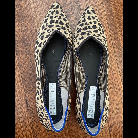 Rothy’s “The Point” in leopard print, size 8.5 - Picture 4 of 6